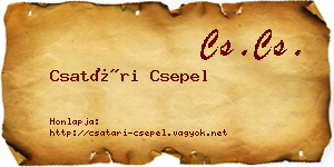 Csatári Csepel névjegykártya